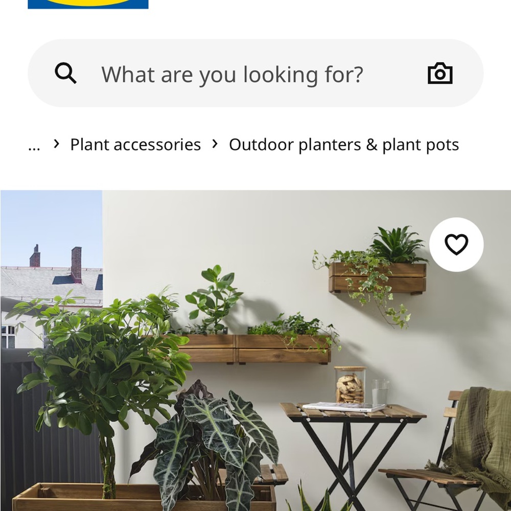 STJÄRNANIS Wooden Flower Box from IKEA - NEW!